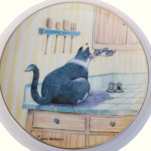 Danbury Mint Other - Gary Patterson Danbury Mint COMICAL CATS Collectors Plate "Wishful Thinking"
